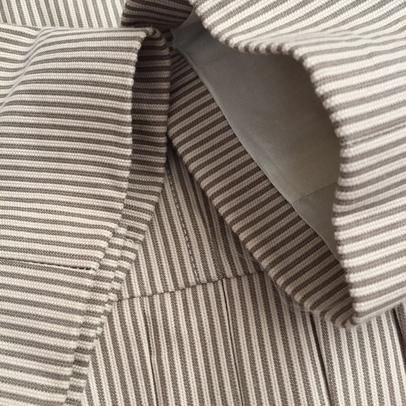 LOFT 3/4 Length Sleeve Pinstriped Blazer - Picture 4 of 5